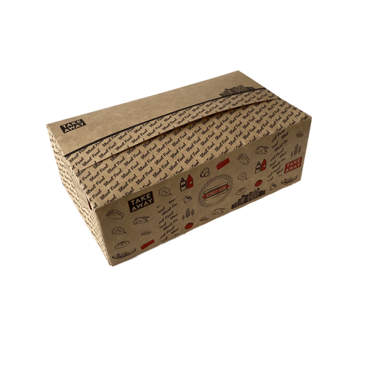 Box rectangulaire Sandwich "Take Away"