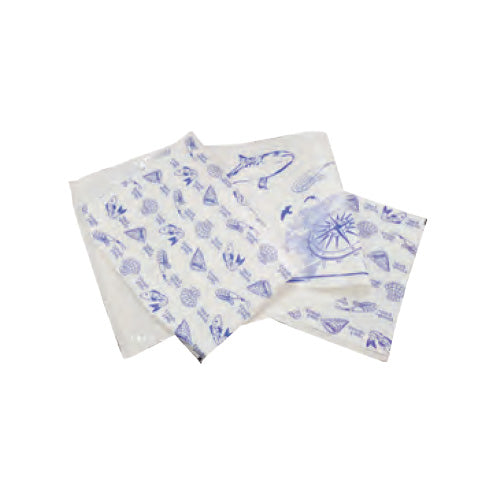Pochette poisson ingraissable imprimée
