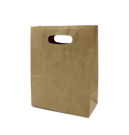 Sac Kraft poignée perforées