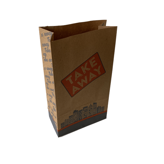 Sac SOS Kraft R4 (250 Pcs) Petit 12 x 7 x 24 "Take Away"