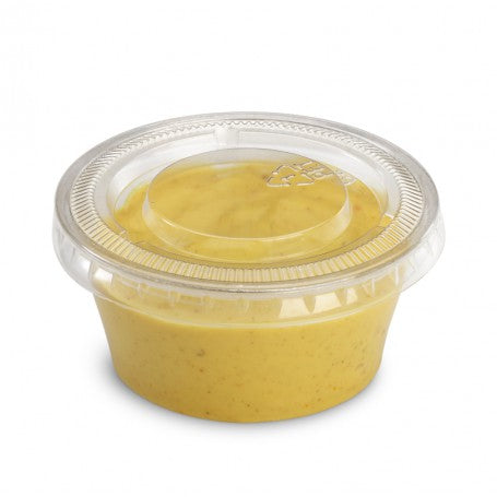 Pot à sauce PP Grand (60 ml) + couvercle (500 Pcs)